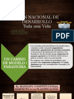 Plan Nacional de Desarrollo