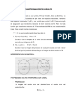 Transformaciones Lineales