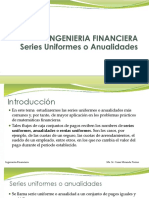 Cap. 14 Series Uniformes o Anualidades