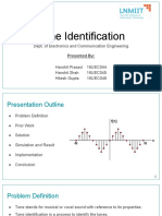 DSP Project - Tone Identification