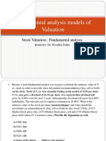 Lecture On Fundamental Analysis - Dr. Nivedita