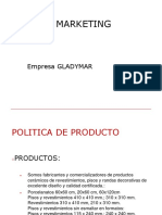 Plan de Marketing Gladymar