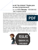 Síntomas de Niño Emperador Conductas Inadecuadas