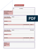 Meeting Minutes Template