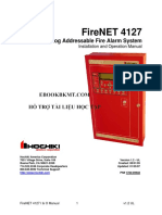 FireNET 4127 - Analog Addressable Fire Alarm System - Installation and Operation Manual (Hochiki)