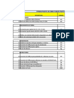 Presupuesto Puente Peatonal