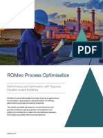 Datasheet ROMeo Process Optimisation en