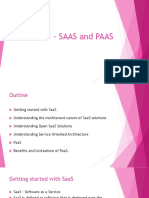 Module 3 - Saas and Paas