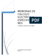 3 Memorias de Calculo Electricas Gonzalo Suarez