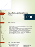 Presentation On False Ceiling