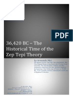 36 400 BC The Historical Time of The Zep