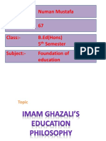 Notes Imam Ghazali