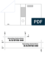 Operation Manual BVM 640