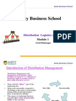 Distribution & Logistics Management Module 1