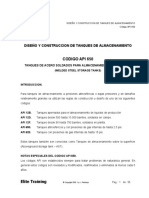 Diseño y Contruccion de Tanques de Almacenamiento - Curso API 650 Carta r2006-03 Elite