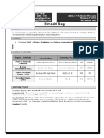 Himadri Nag Bio-Data