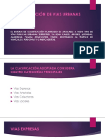 Clasificacion de Vias Urbanas PDF