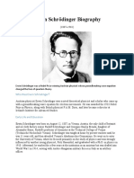 Erwin Schrödinger Biography