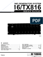 Yamaha TX216 & TX816 Service Manual PDF