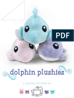 Dolphin Plush Sewing Pattern1