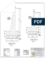 Plano de Muros de Contención