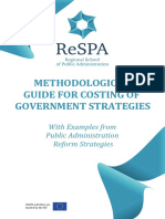 Methodological Guide For Costing of Government Strategies