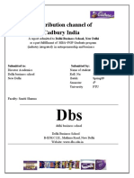 Distribution of Cadbury Products PDF