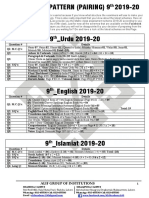 Matric Pairing Scheme