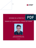 Ensayo de Compresión y Ensayo de Chispa PDF