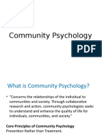 Community Psychology