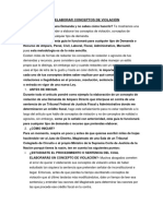 Como Elaborar Conceptos de Violación