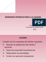 2017 Seminario 1 PPT Introduccion A La Calidad PDF