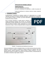 Identificacion de Sistemas Lineales