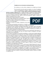 La Reserva en Un Tratado Internacional