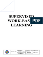 TM Supervised Work-Based Learning