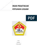 Laporan Praktikum Penyepuhan Logam (Elektrolisis)