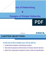 Basics of Networking & Designs of Simple Networks: Confidential