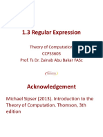 1.3 Regular Expression