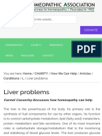 Homeopathy Liver Problems - British Homeopathic Association