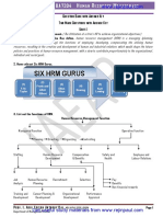 HRM Question Bank Answer Key-Rejinpaul