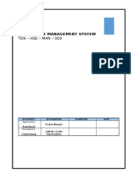 O&m Hse Manual