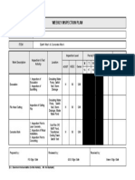 Weekly Inspection Plan 