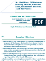 Off Balance Sheet Financing