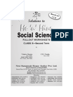 Solutions To MNM Social Science X 2nd Term Pws Total 144 Pages