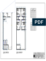 Planta - Primer Piso Planta - Segundo Piso: ESC: 1/50 ESC: 1/50