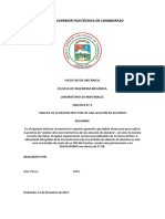 Analisis de La Microestructura de Una Aleación de Aluminio