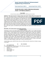 Automatic Liquid Filling Using Programmable Logic Controllerplc