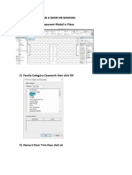 Creating Extrusion in A Door or Window Revit