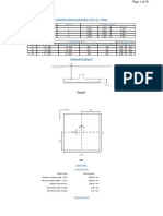 Isolated Footing Design (ACI 318-14) - Metric: Footing No. Group ID Foundation Geometry - Length Width Thickness