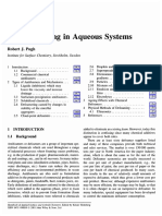 Foam Breaking in Aqueous Systems: Robert J. Pugh